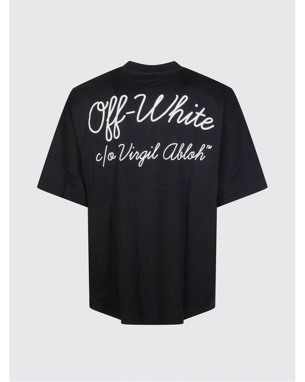 Off-White c/o Virgil Abloh Black Crew-Neck T-Shirt for men