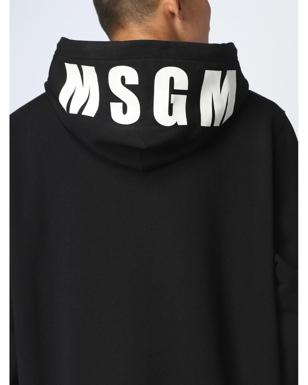 MSGM Black Sweatshirt for men
