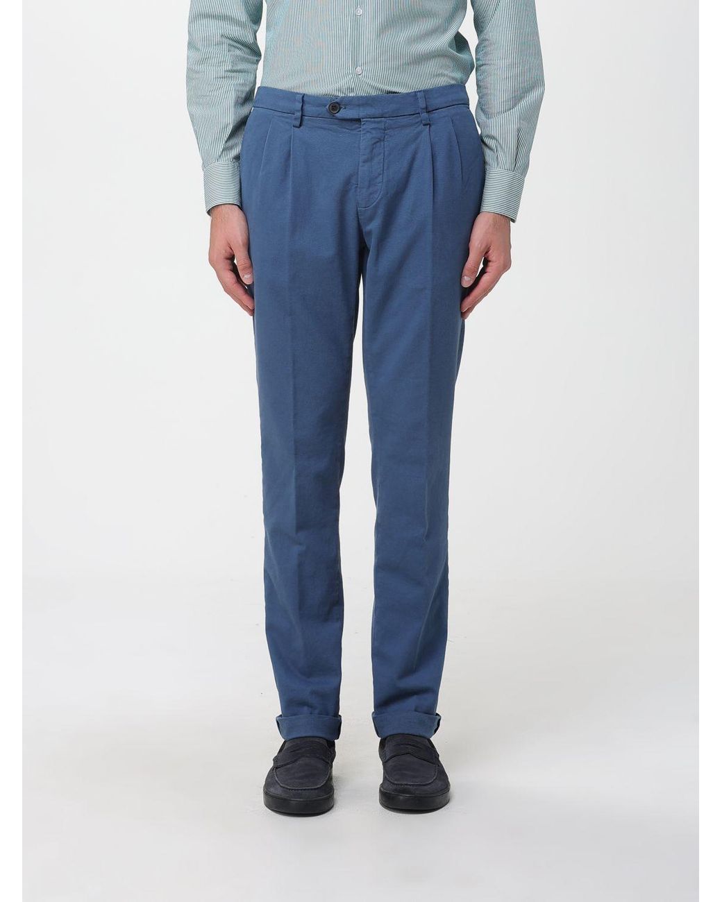 Mason's Blue Trousers for men