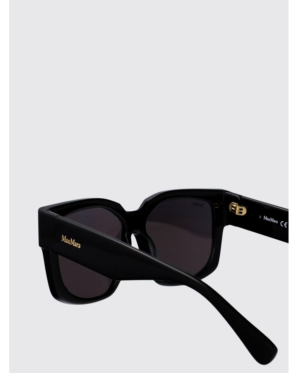 Max Mara White Acetate Sunglasses