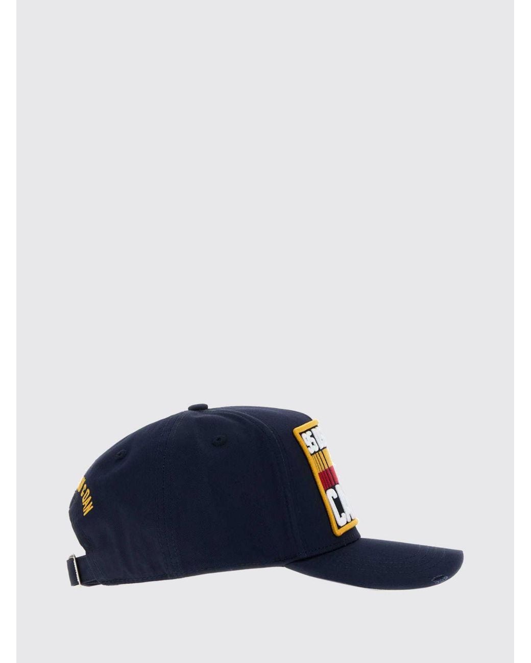 DSquared² Baseballkappe Aus Baumwolle Mit Gesticktem Logo Und Verstellbarem Riemen in White für Herren