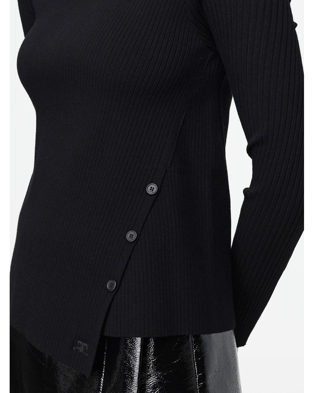 Courreges Black CourrÈ Ges Jumper