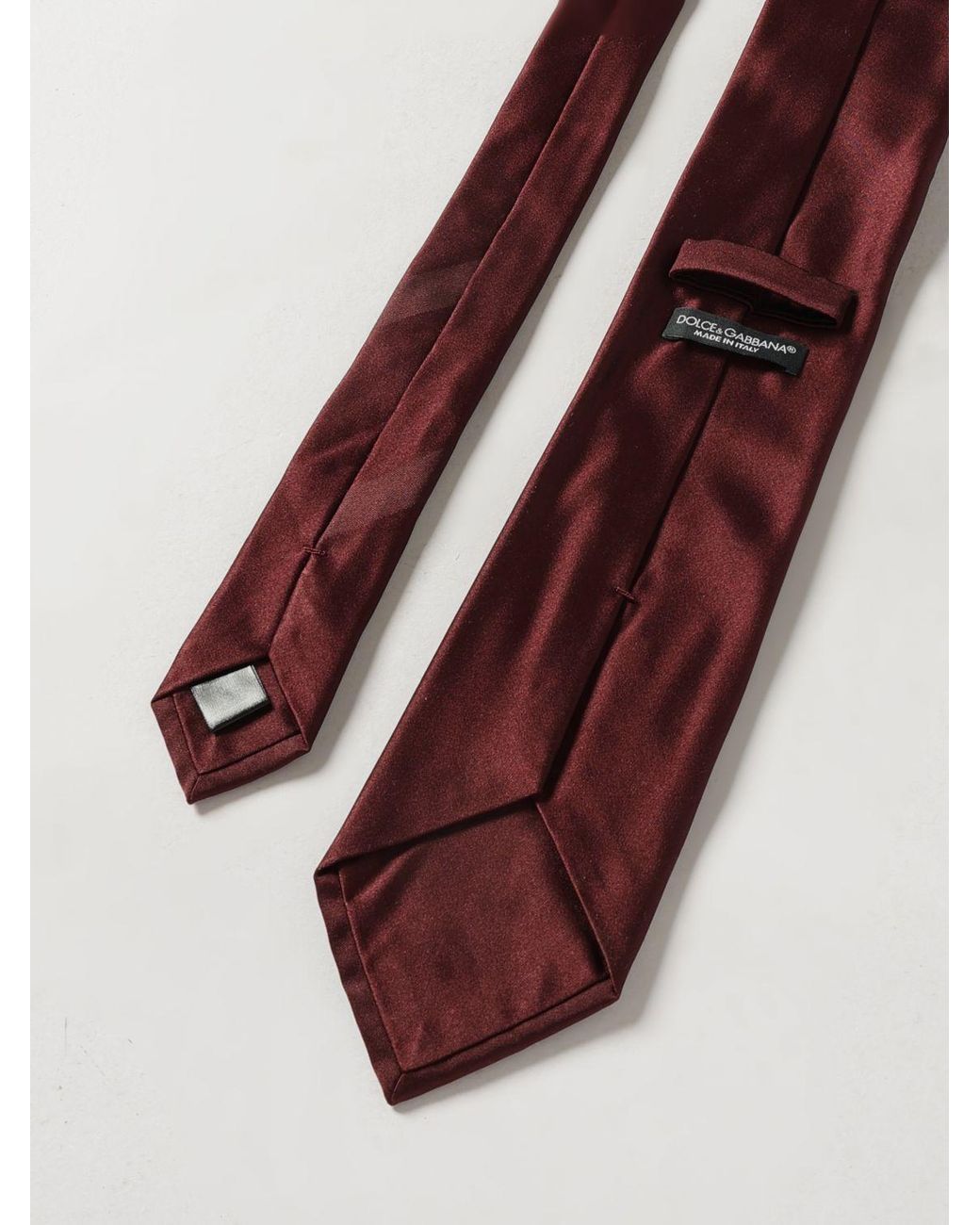 Dolce & Gabbana Red Dolce &Amp Gabbana Classic Tie for men