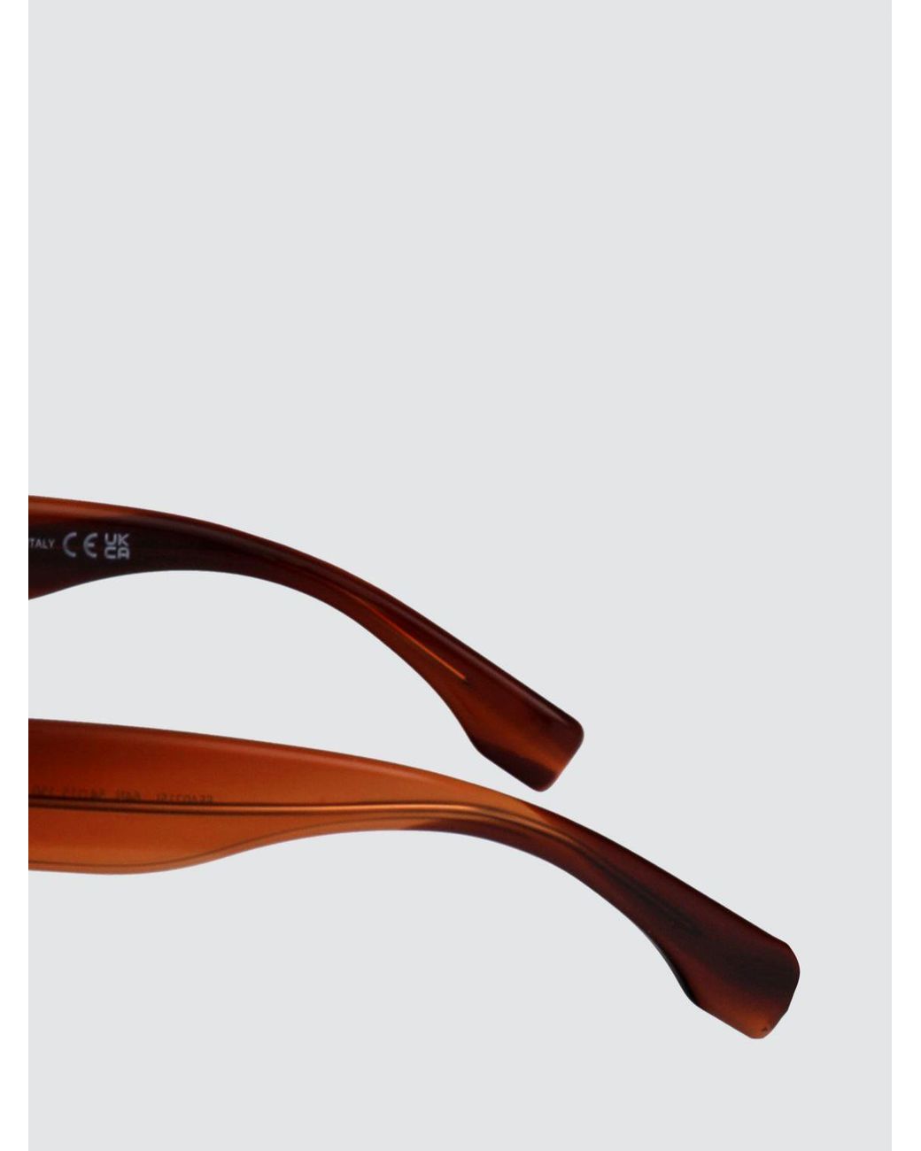 Fendi Orange Rectangular Acetate Sunglasses With Contrasting Logo for men