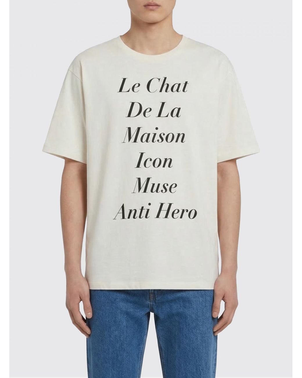 Valentino White Printed Cotton T-Shirt for men