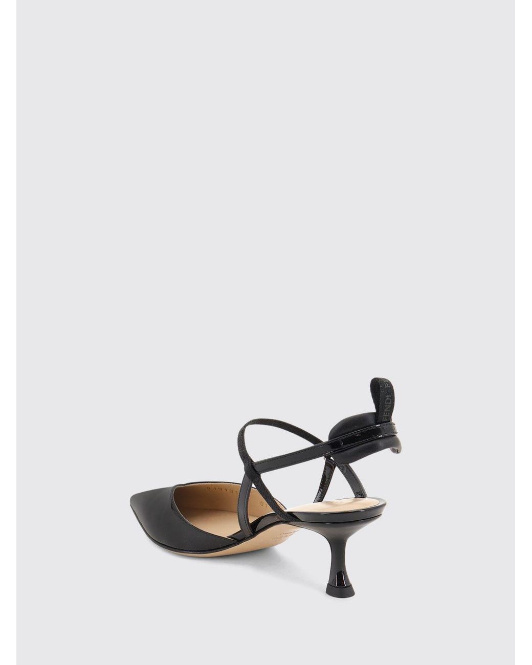 Fendi Black Very Colibrì Slingback Pumps