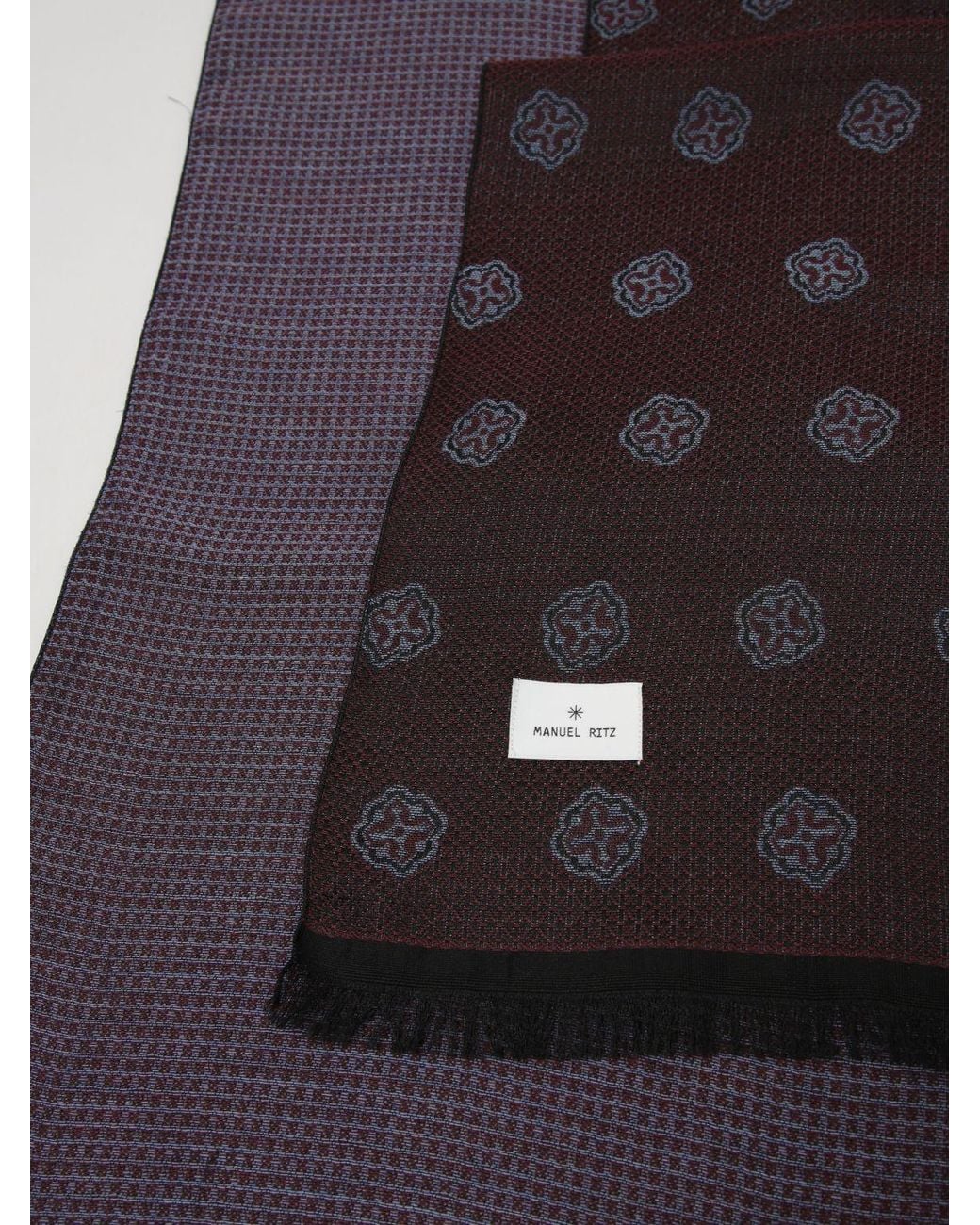 Manuel Ritz Black Scarf for men