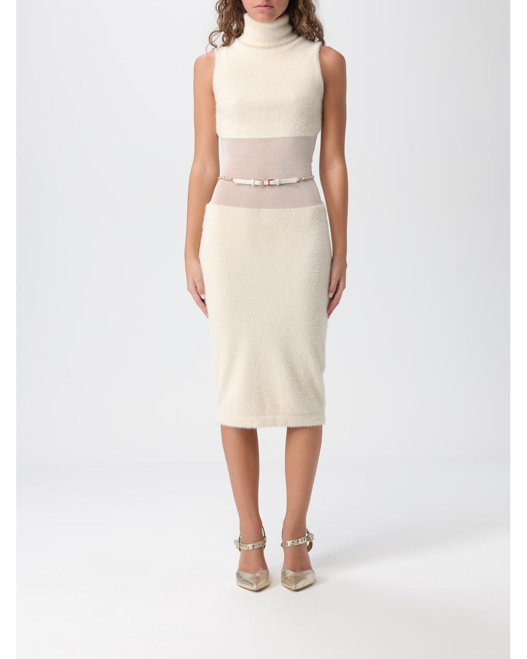 Elisabetta Franchi White Dress