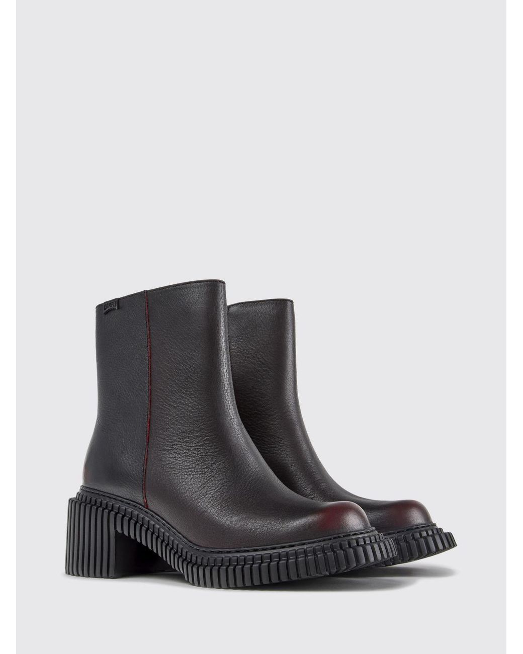 Camper Black Biker Western Boots