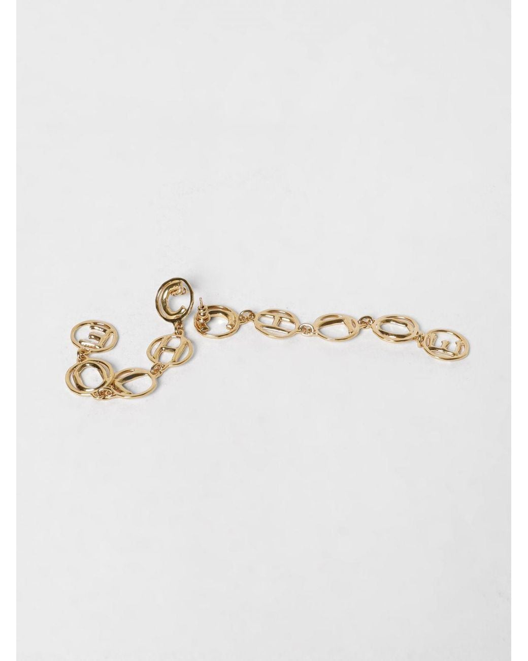 Orecchini Script di Chloé in White