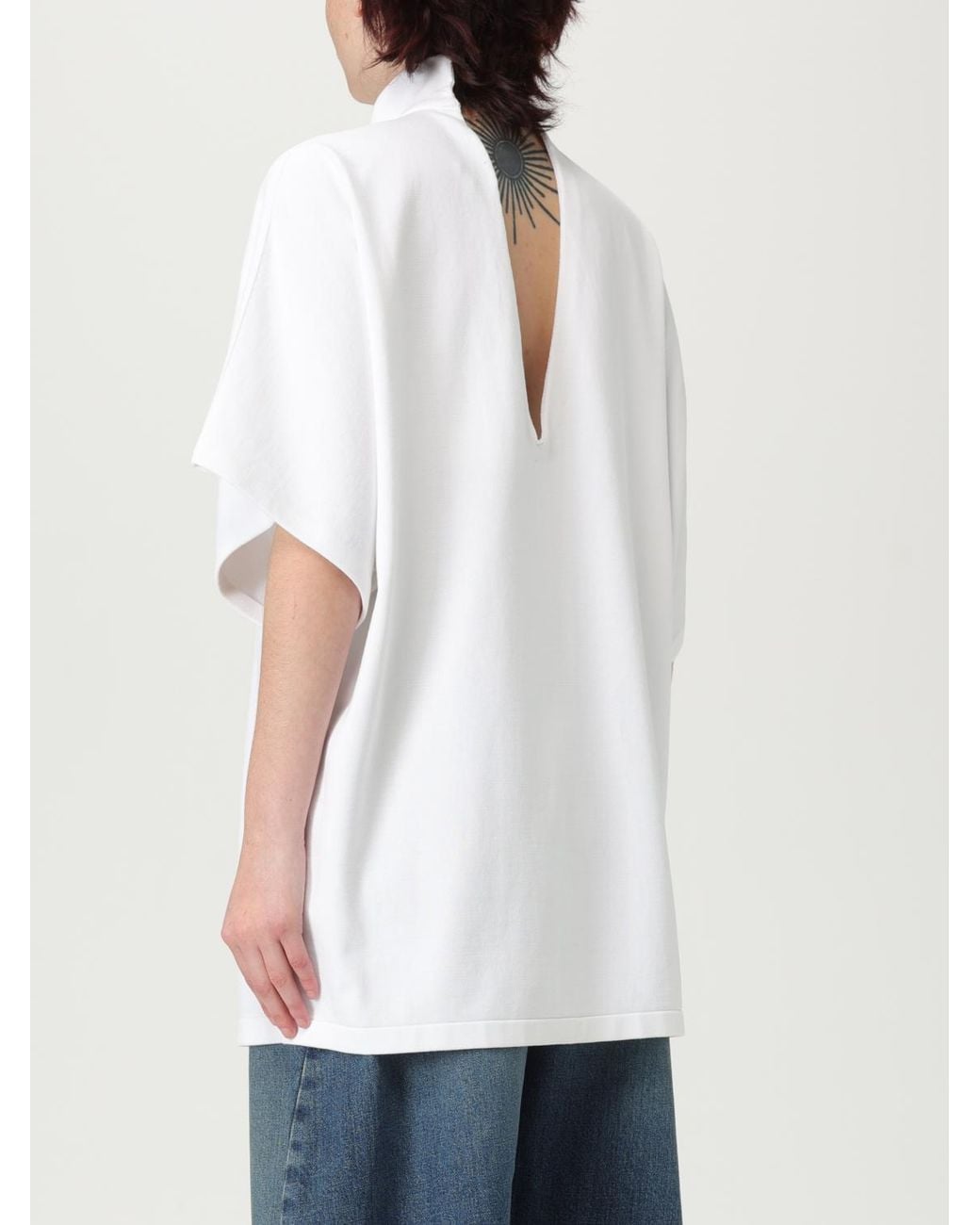 Top Mujer Alaïa de color White
