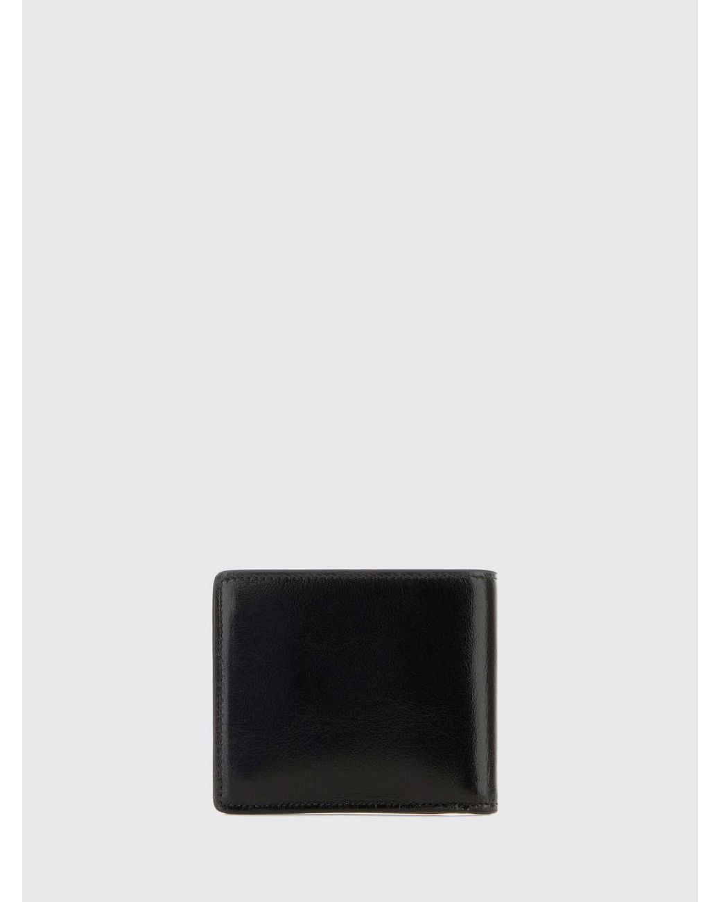 Versace White Medusa Plaque Bifold Leather Wallet for men