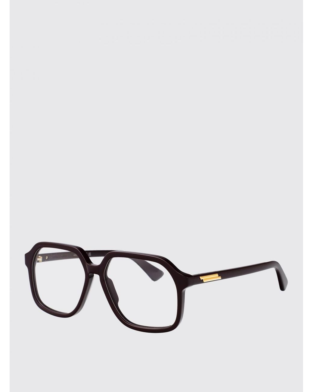 Bottega Veneta Purple Acetate Optical Glasses for men