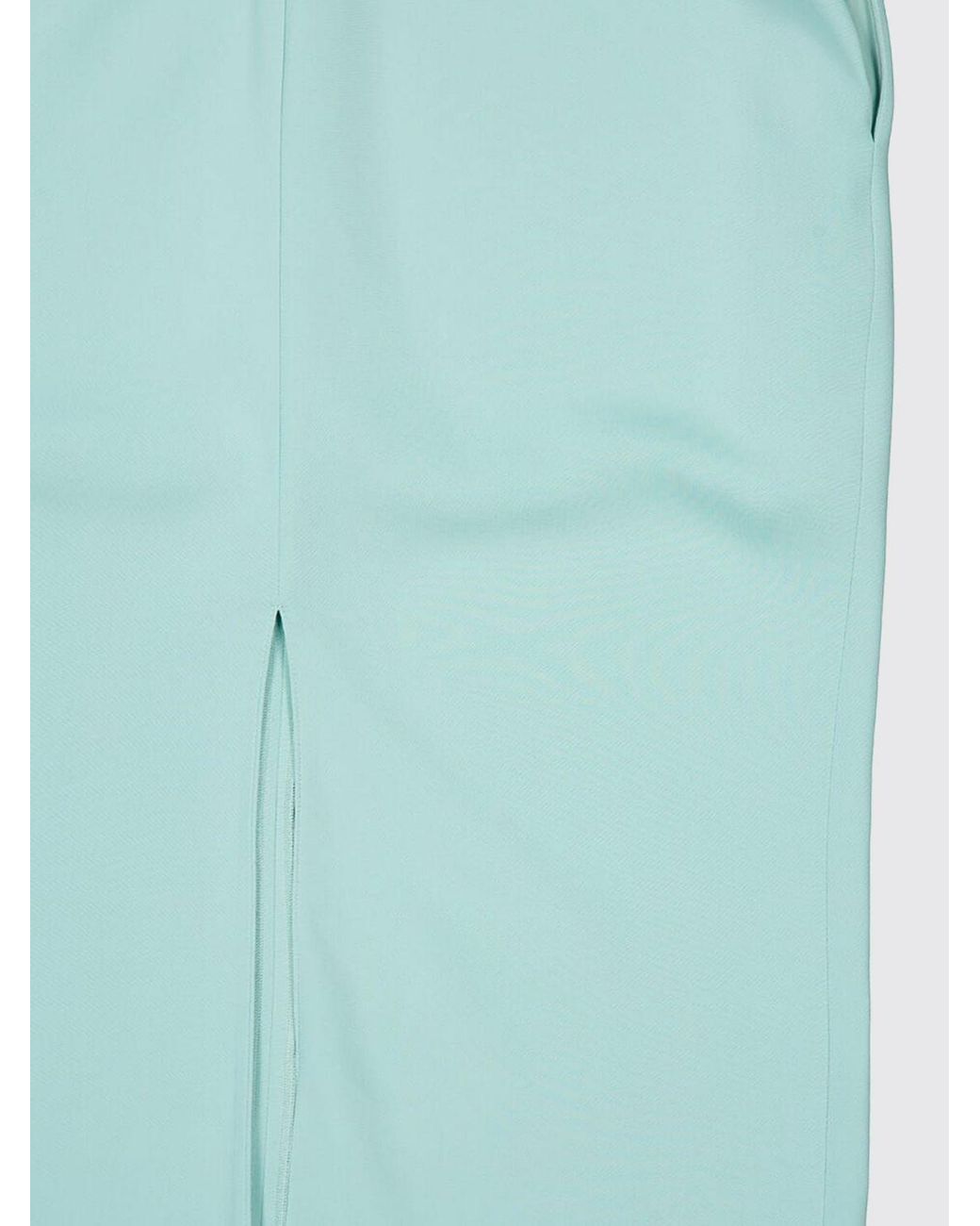 Stella McCartney Green V-Neck Silk-Blend Midi Caftan With Slit