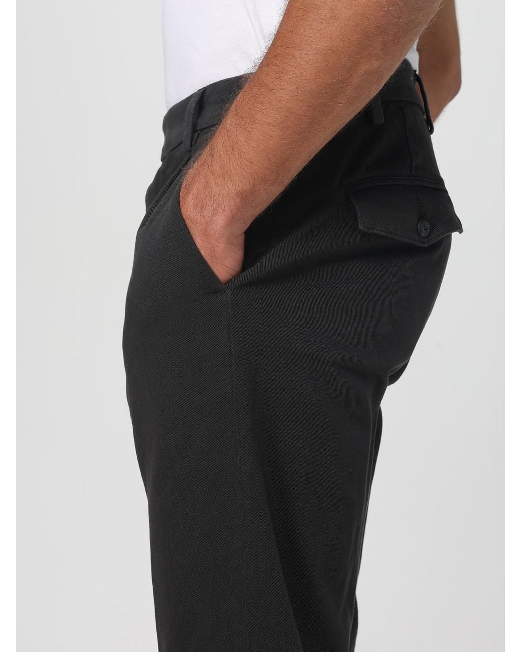 Eleventy Black Pants for men