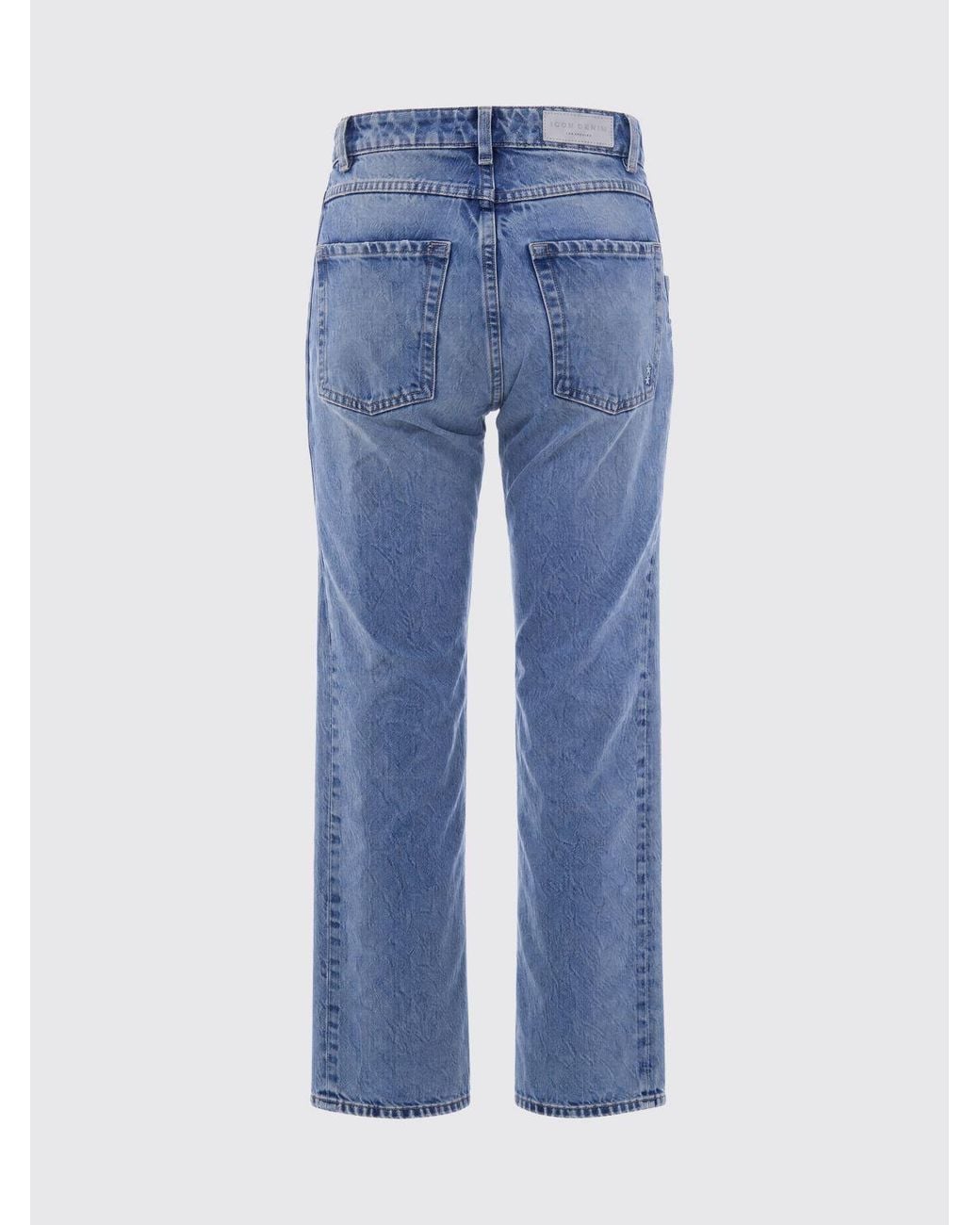 ICON DENIM Blue Foxy High-Waisted Straight Leg Jeans