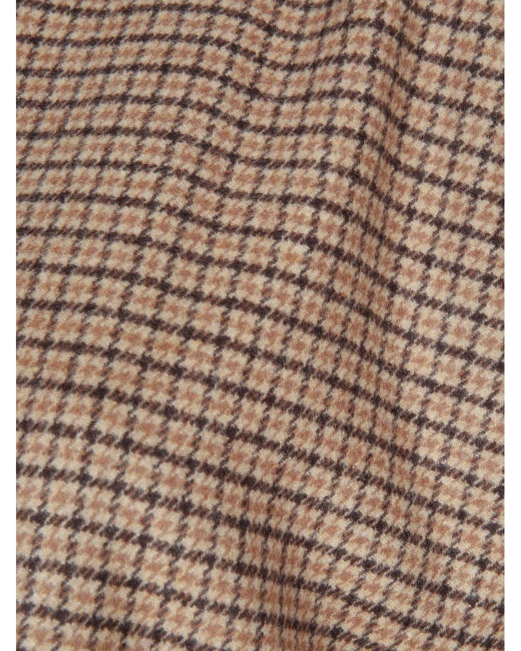 Jacob Cohen Natural Reversible Long Gabardine Trench Coat With Leather Collar