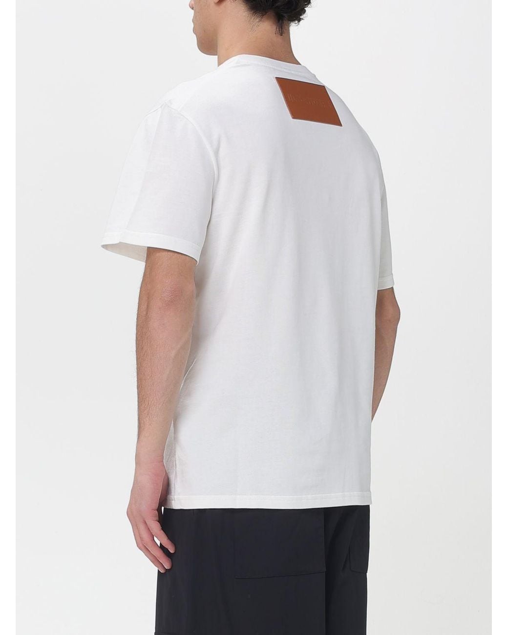 T-Shirt Basic di Jil Sander in White da Uomo