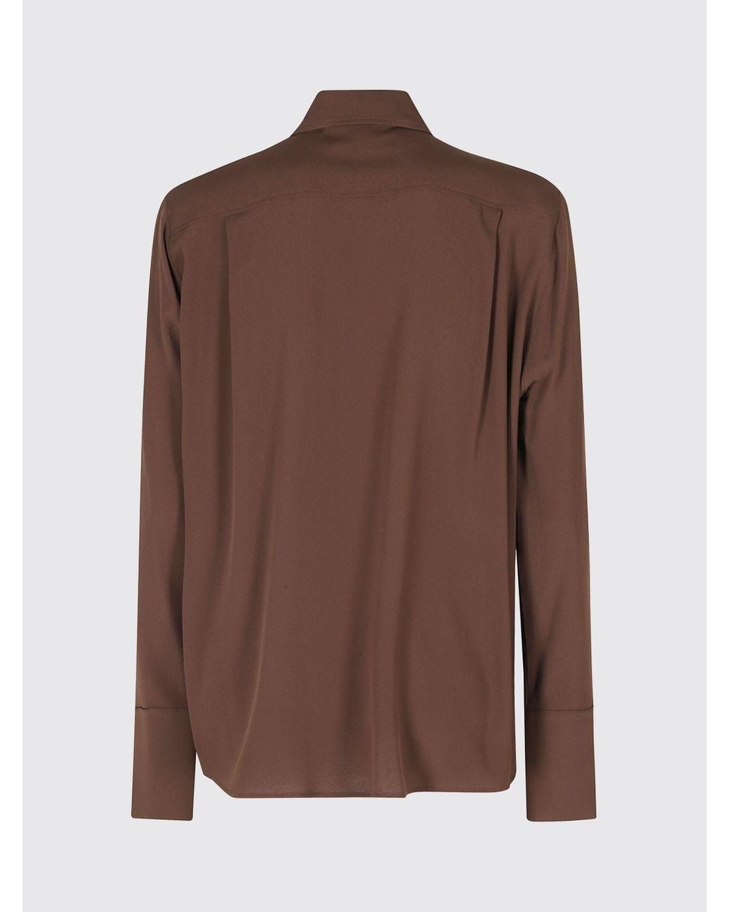 FEDERICA TOSI Brown Slim Fit Shirt