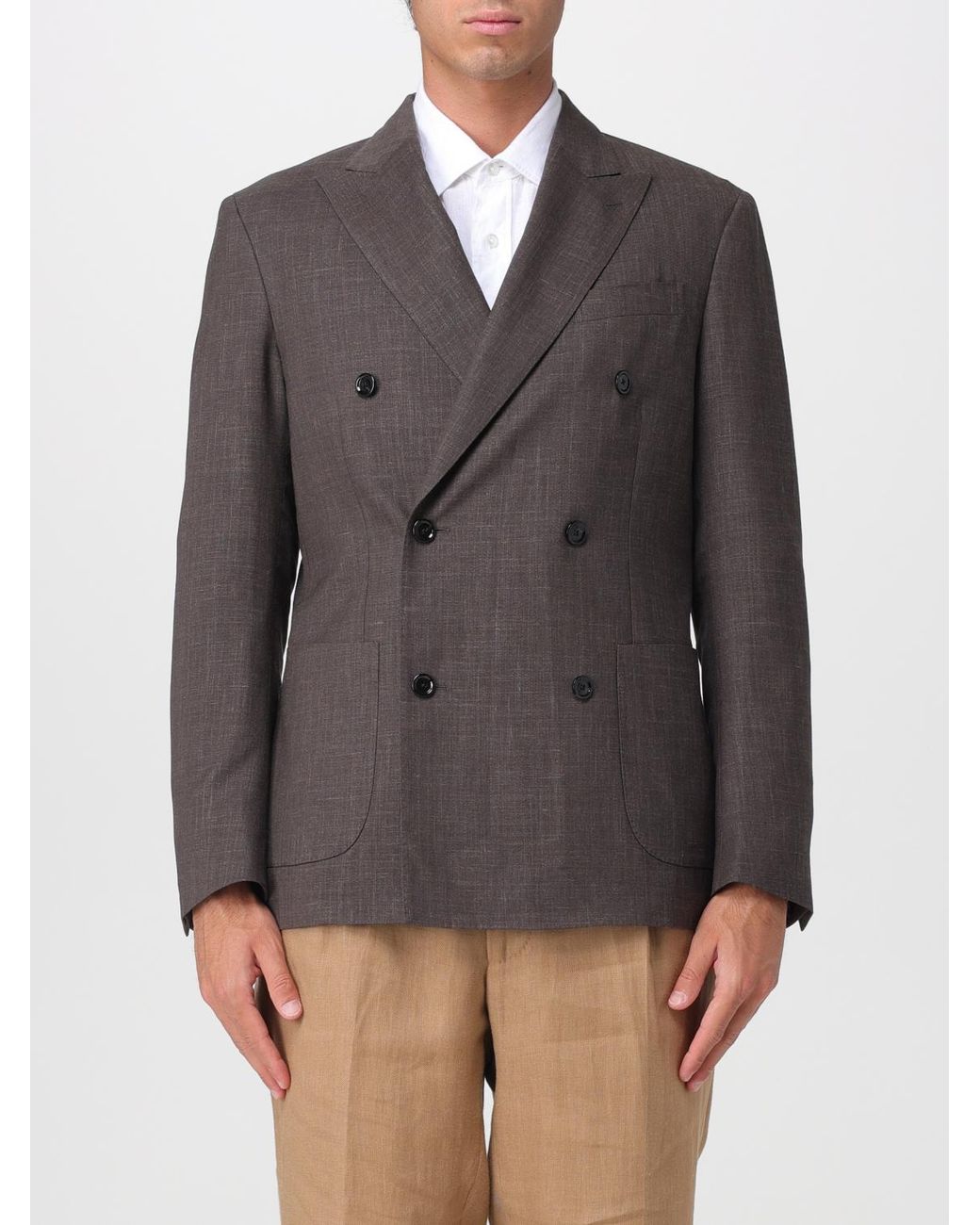 Lardini Gray Jacket for men