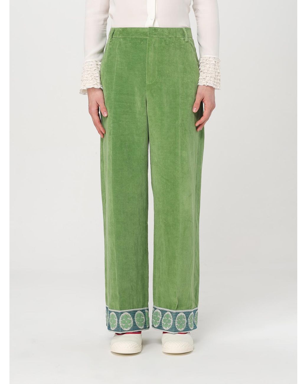 Valentino Green Trousers for men