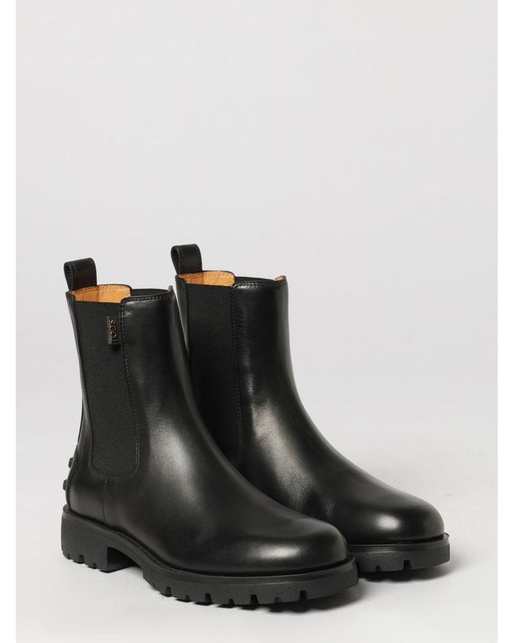 Tod's Black Chelsea Boots