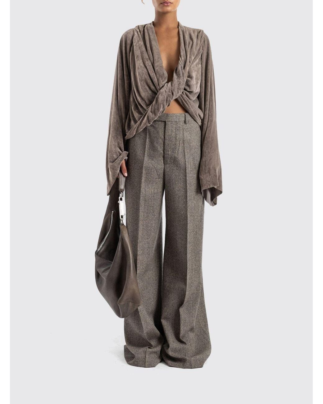 Rick Owens Brown T-Shirt