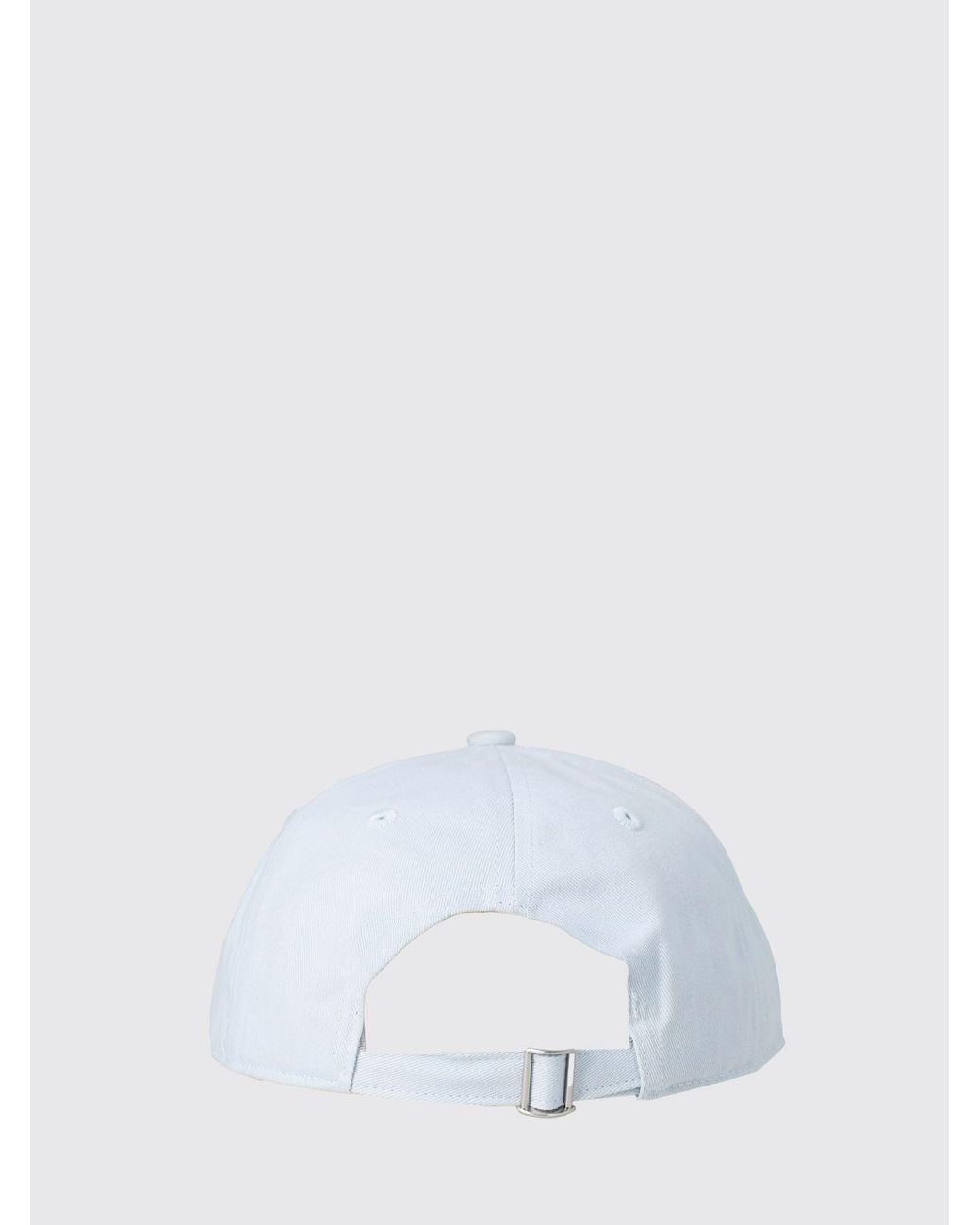 Drole de Monsieur White Cotton Baseball Cap With Embroidered Logo for men