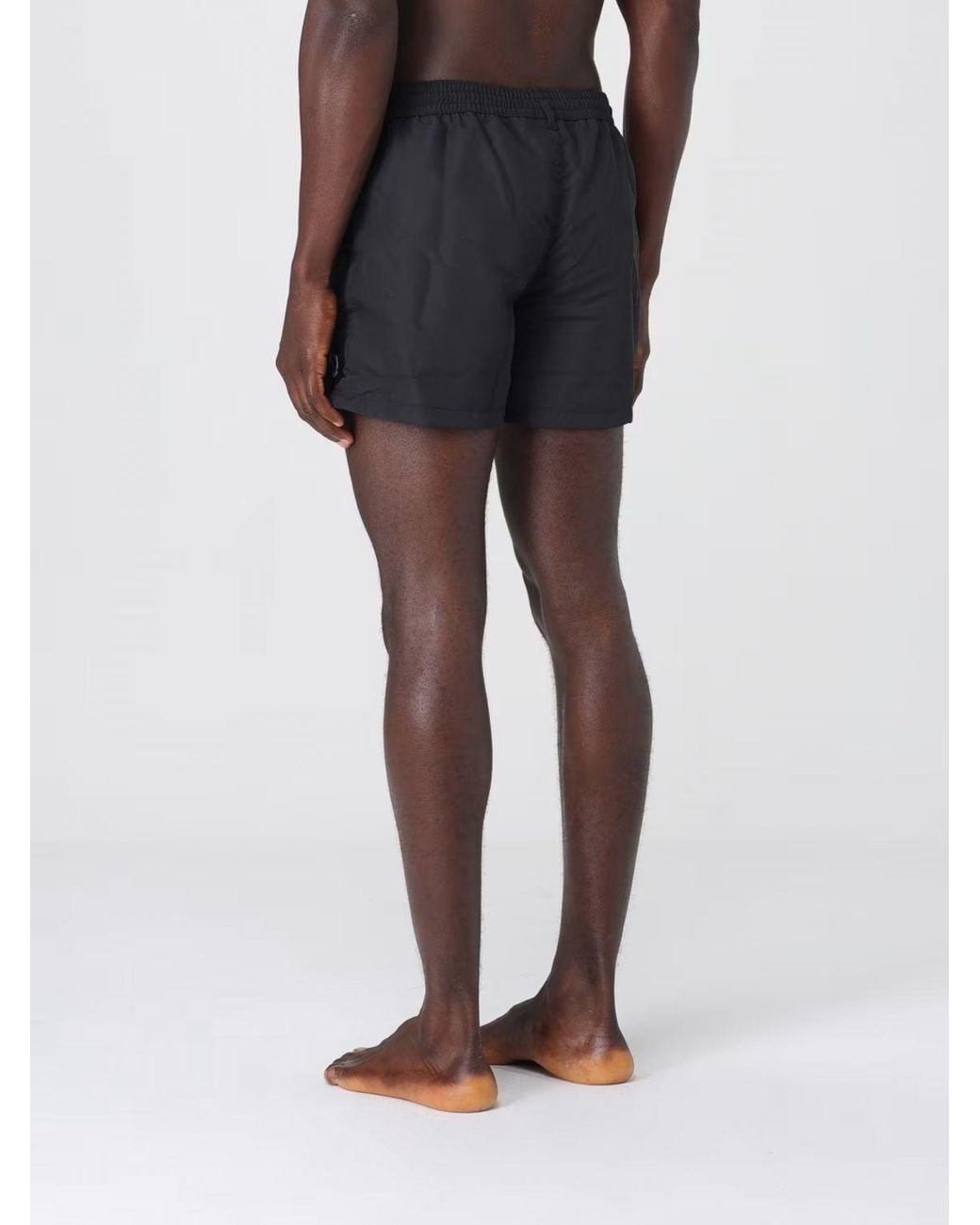 Paul Smith Blue Polyester Swimsuit With Drawstring for men