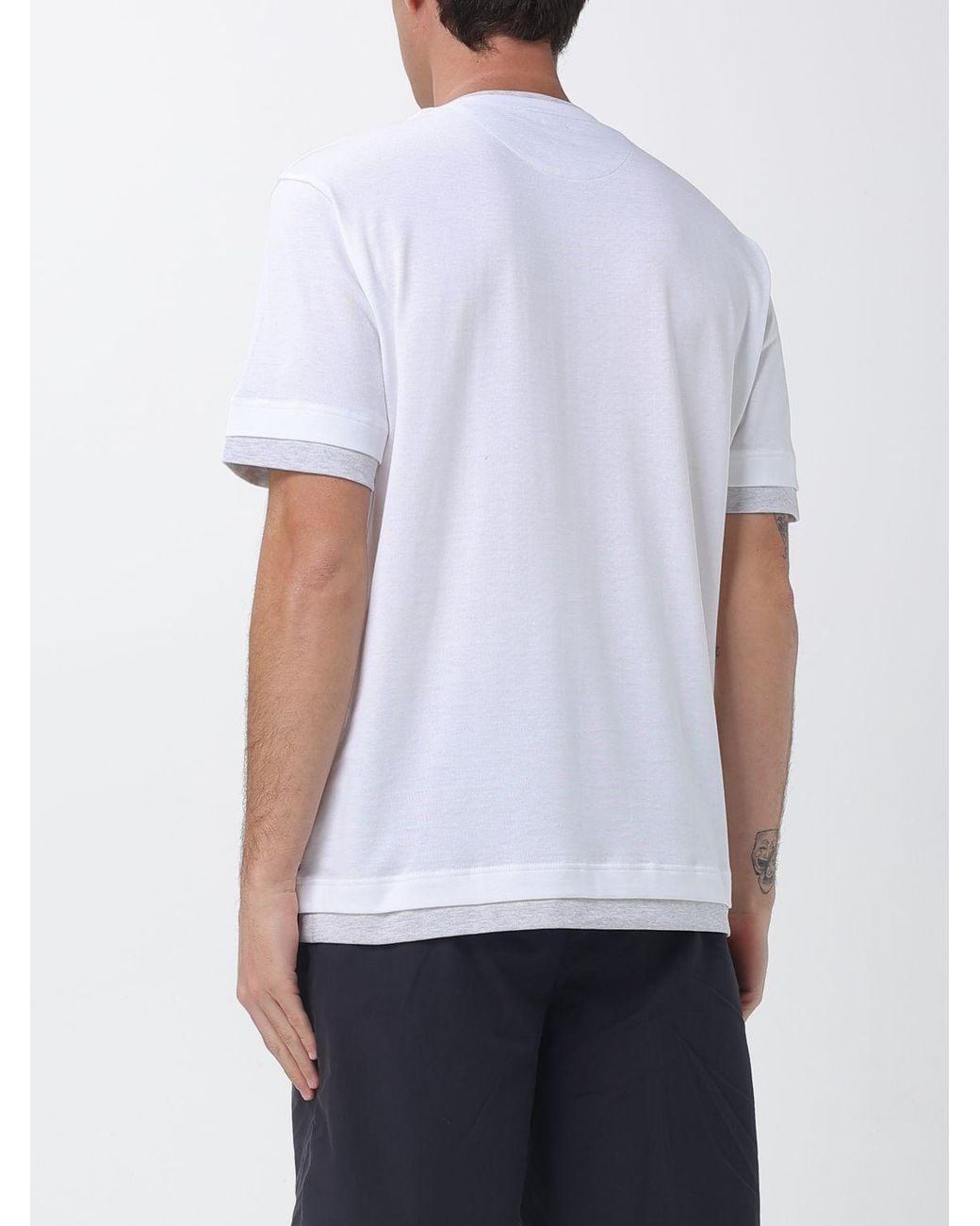 Eleventy White T-Shirt for men