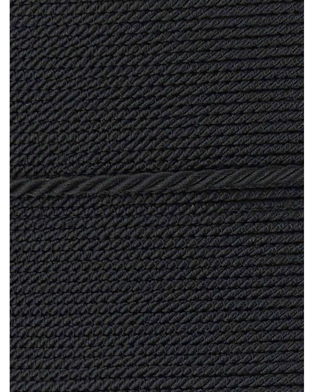 Alaïa Black Breiter Bustier-Gürtel Aus Viskose Und Leder Mit Quasten Zum Binden