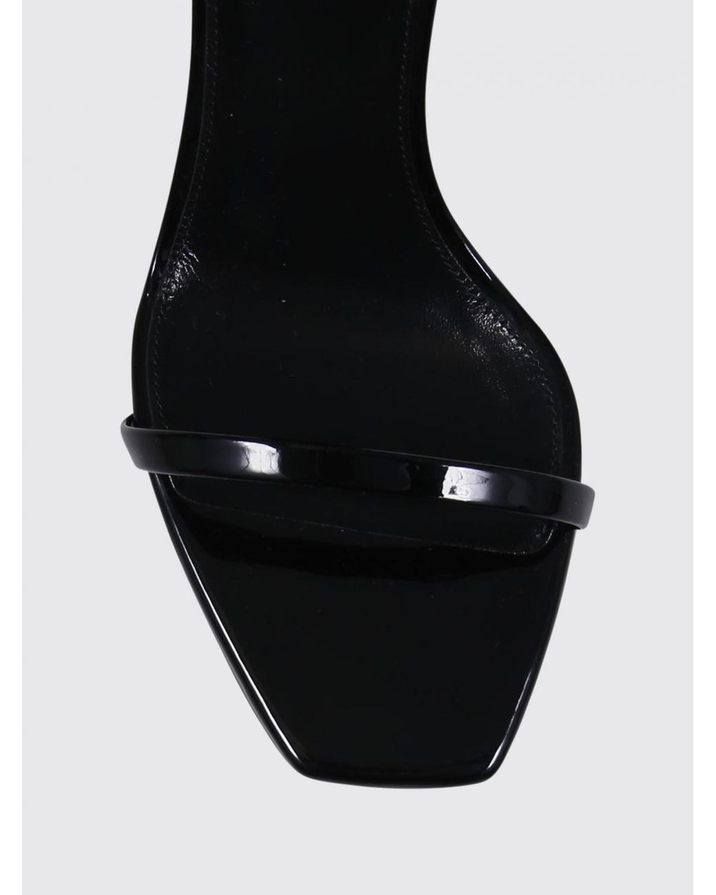 Saint Laurent White Opyum Sandals