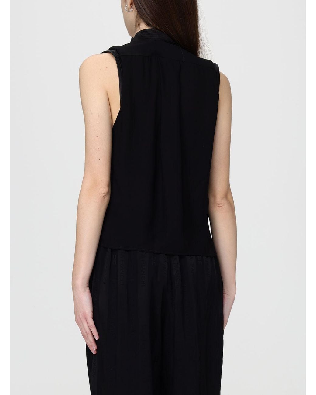 Elisabetta Franchi Black Viscose Top