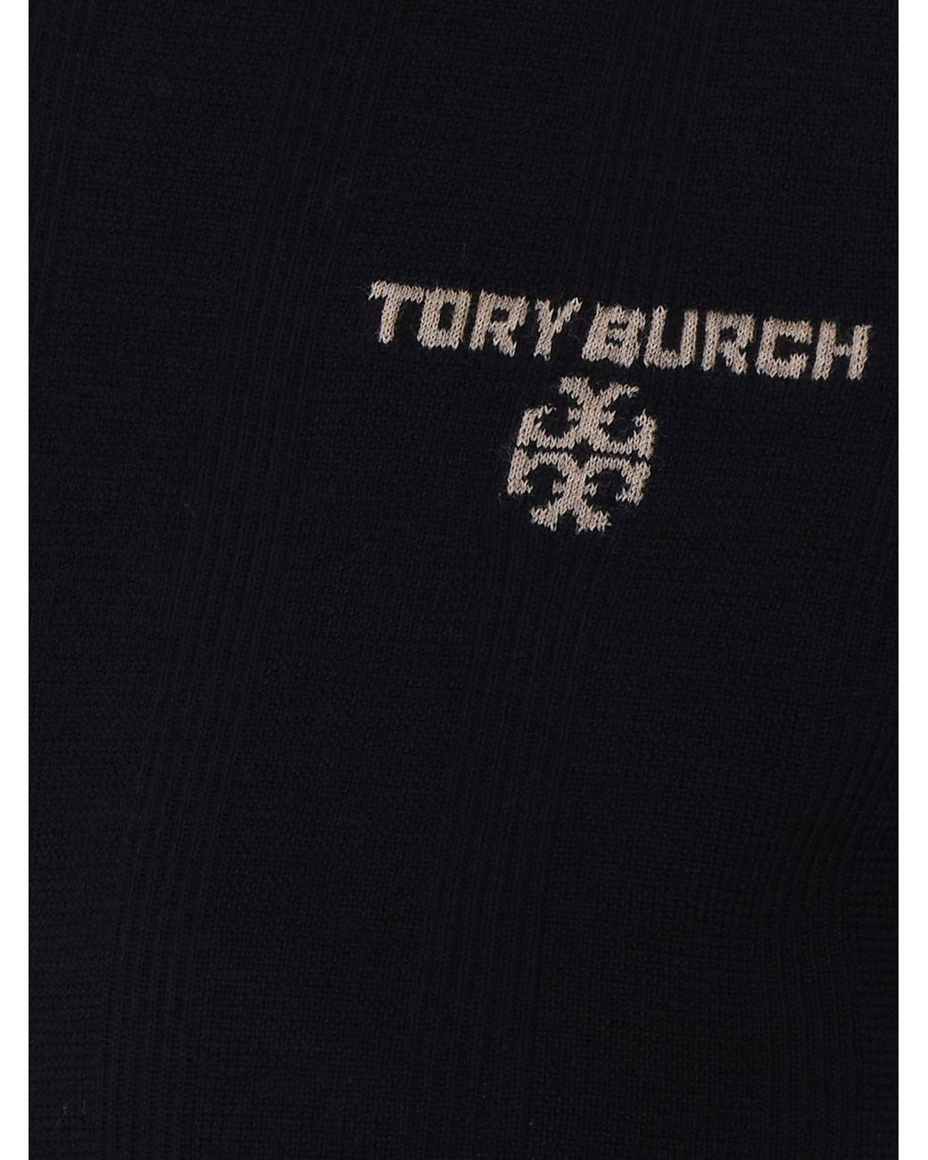 Tory Burch Black Polo Shirt
