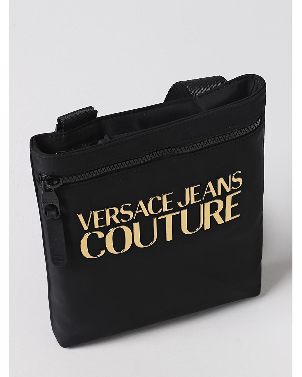 Versace Jeans Couture Black Bag In Nylon for men