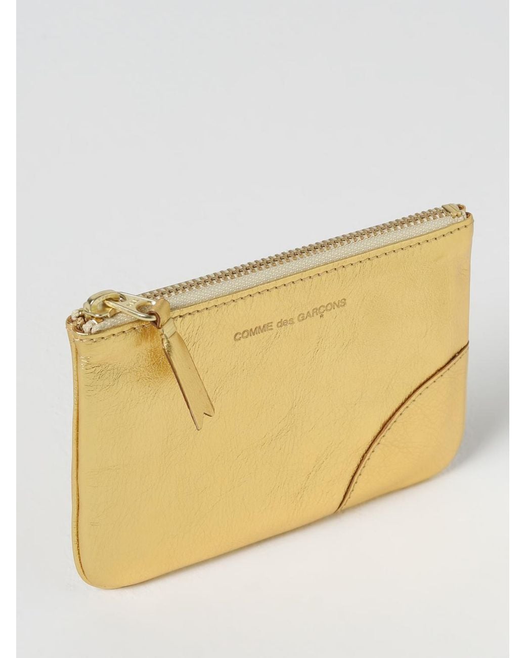 Comme des Garçons Natural Laminated Leather Coin Purse for men