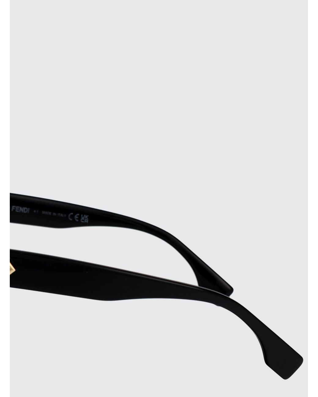Fendi Black Ff Diamonds Acetate Sunglasses