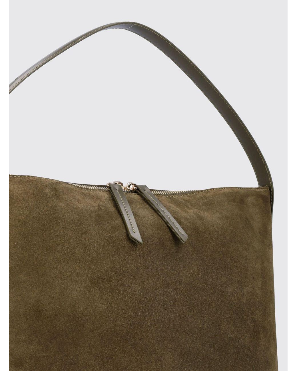 A.P.C. Natural Vera Suede Bag