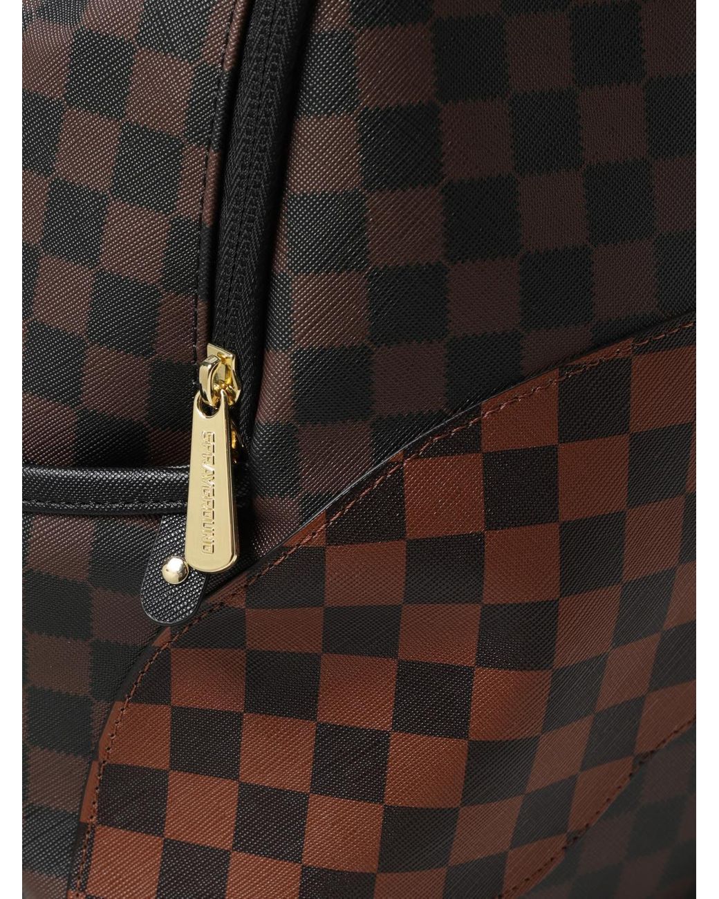 Sprayground Multicolor Checkered Pattern Backpack for men