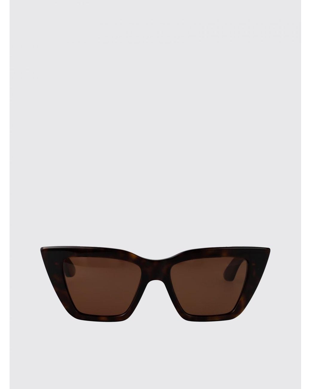 McQueen White Am0507S 002 Cateye Sunglasses