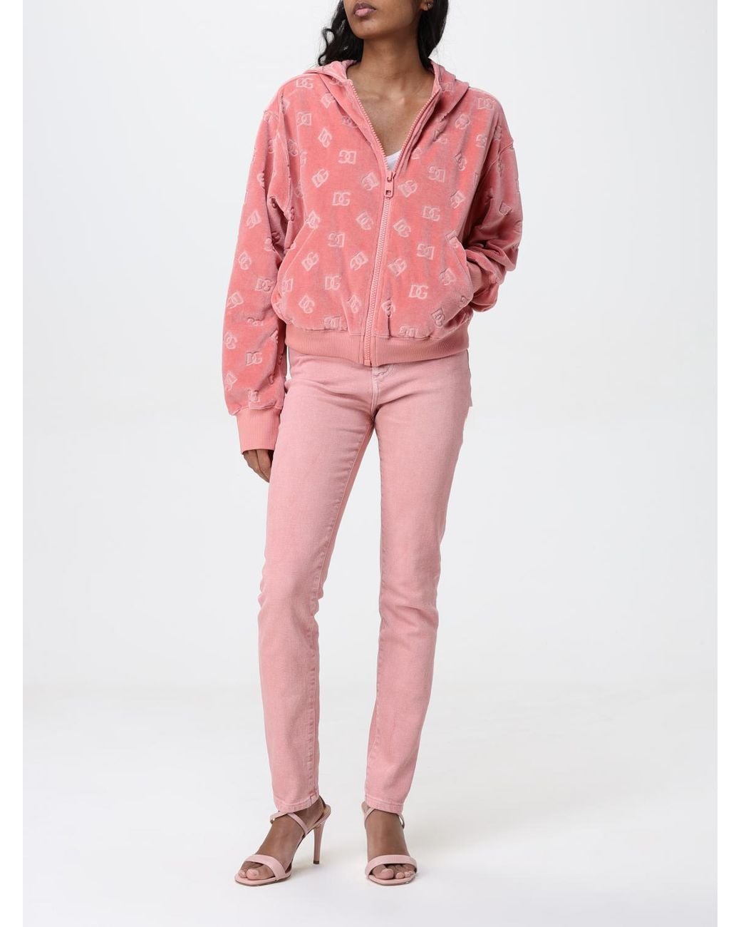 Dolce & Gabbana Pink Skinny Denim Jeans