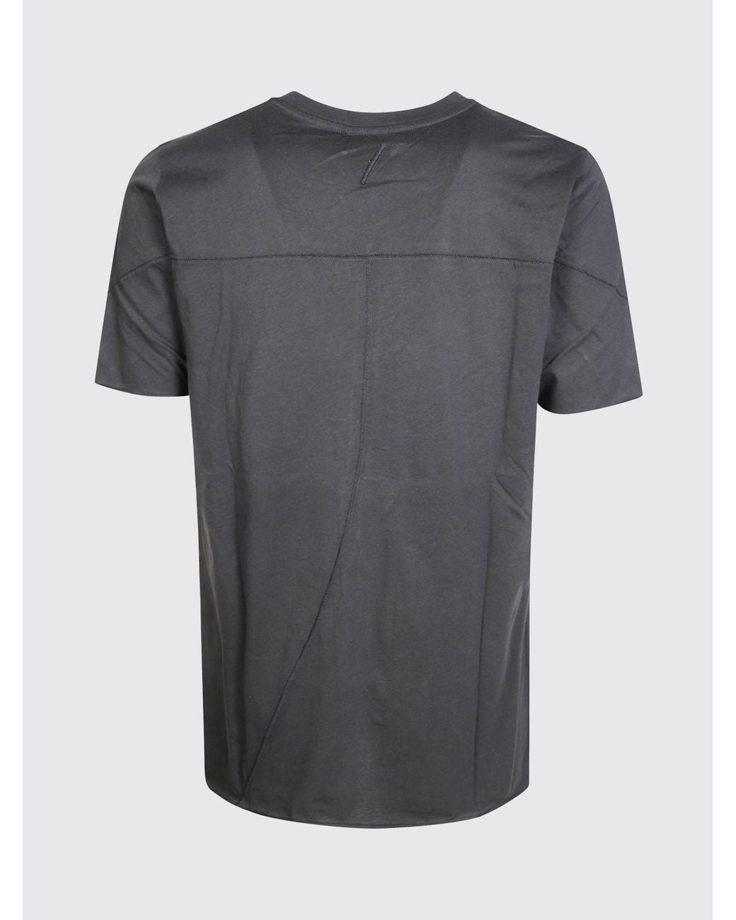 Thom Krom Gray Crewneck Short-Sleeve T-Shirt for men