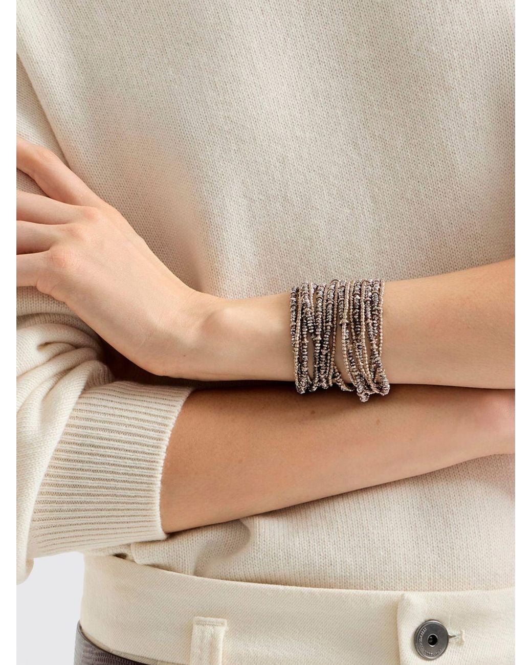 Brunello Cucinelli White Jewel