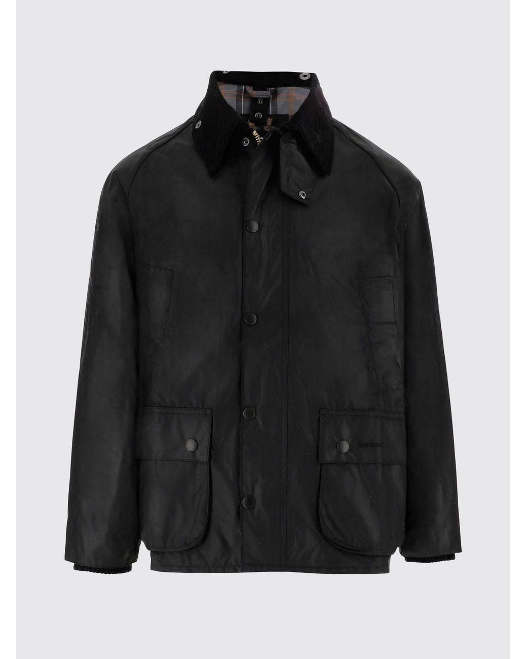 Barbour Blue Bedale Relaxed Fit Waxed Cotton Jacket With Velvet Collar for men