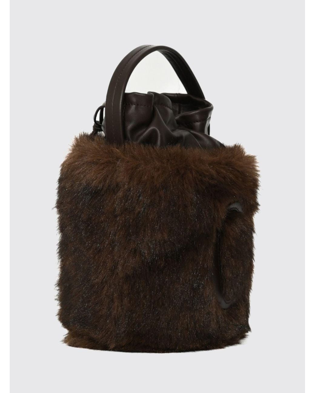 Orciani Black Her-O Mini Bucket Bag