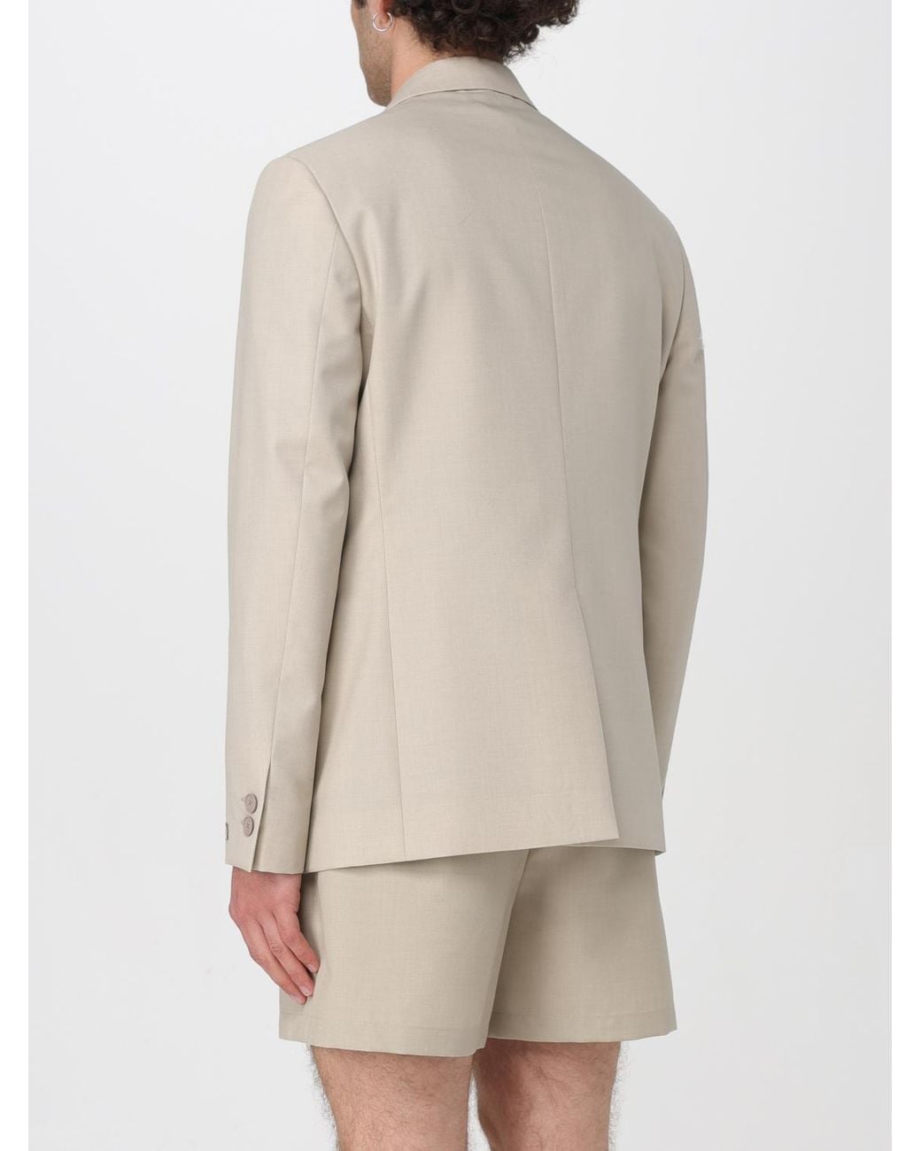 Blazer en laine à poitrine unique Fendi pour homme en coloris Natural