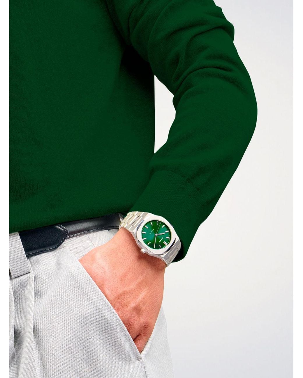 D1 Milano Green Automatic Watch 41.5 for men