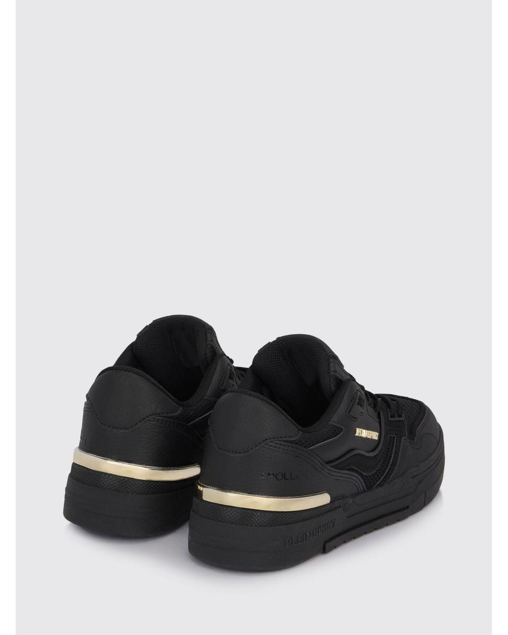 Philipp Plein Black Apollo-1 Mesh And Polyester Sneakers for men