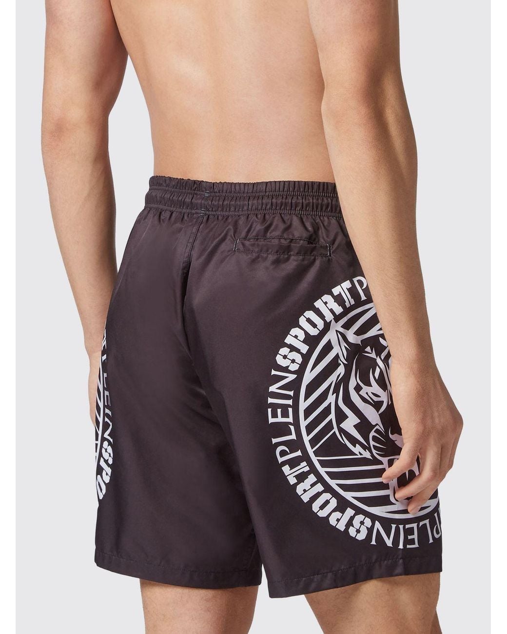 Philipp Plein White Swimsuit for men