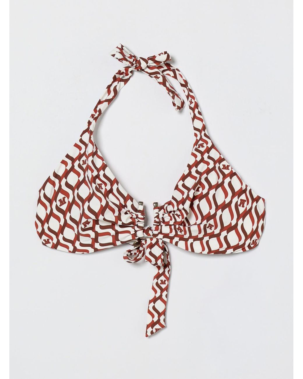 Max Mara Blue Printed Swimsuit